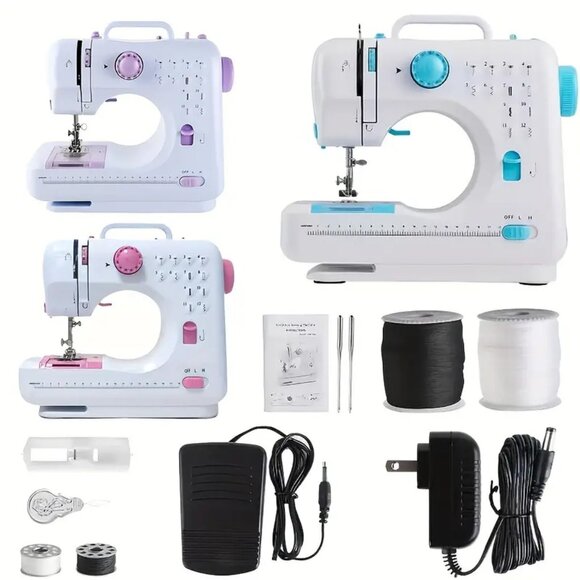 Beginner Mini Sewing Machine New In Box PURPLE - Picture 2 of 7